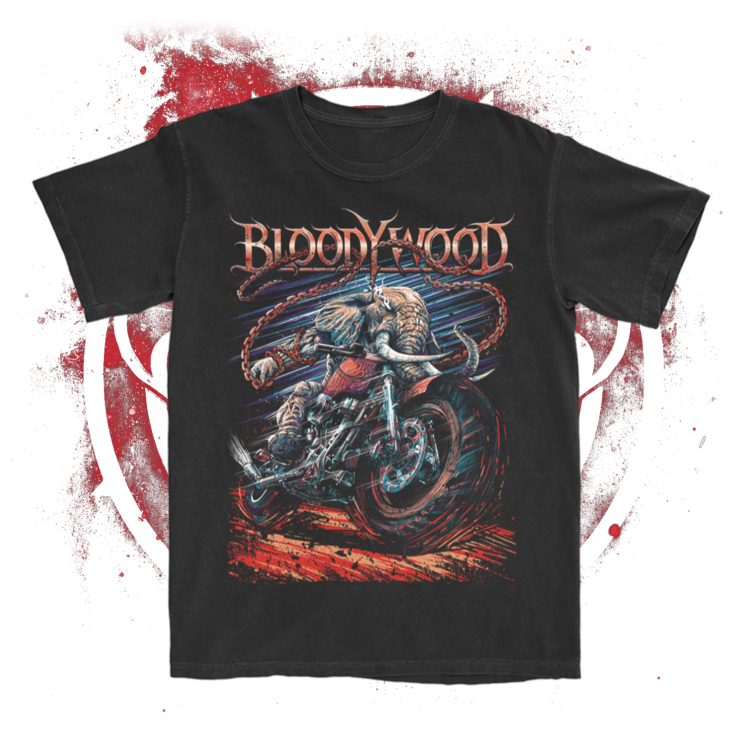 Moto Elephant 2025 US Tour Tee